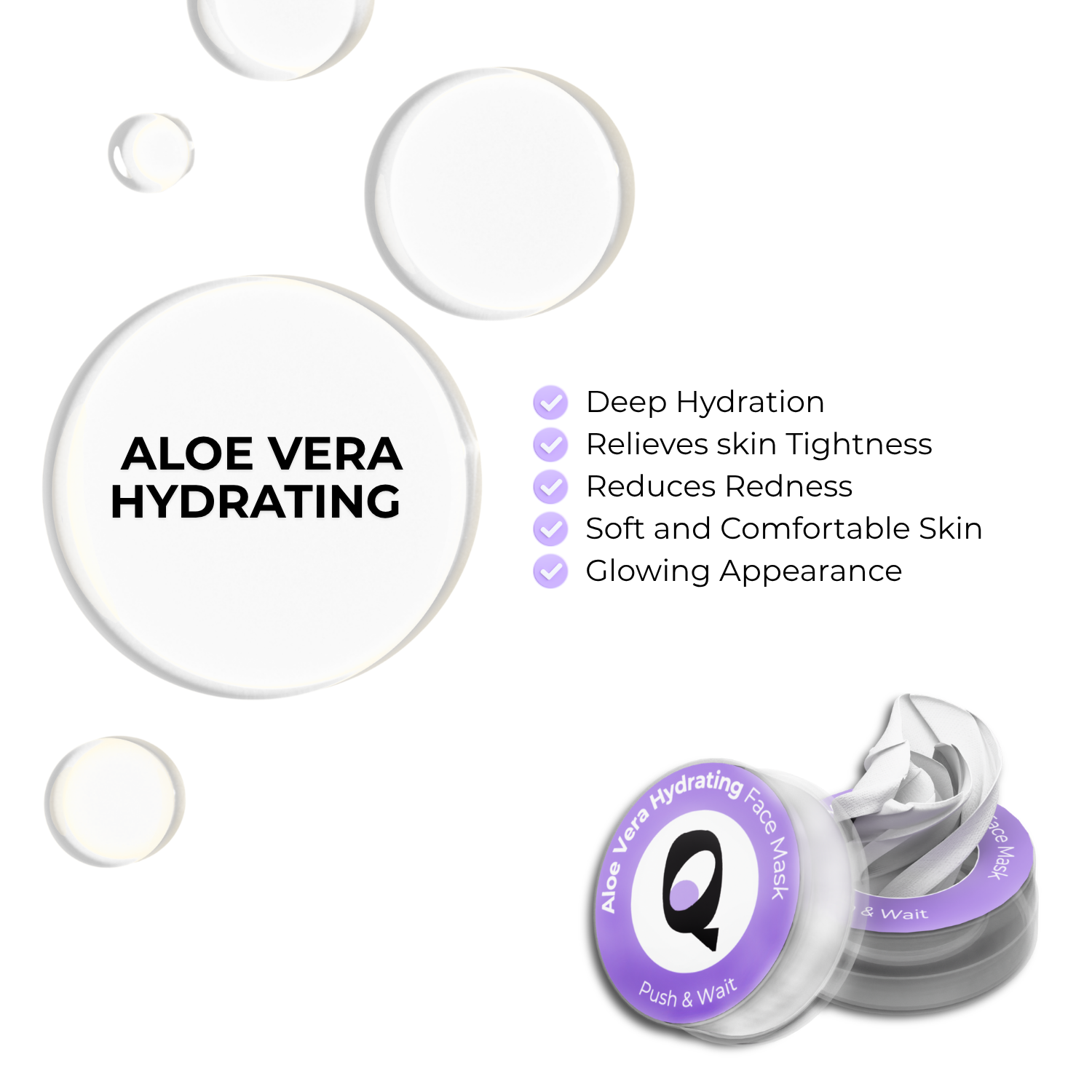 Aloe Vera Hydrating Face Mask - Image 3
