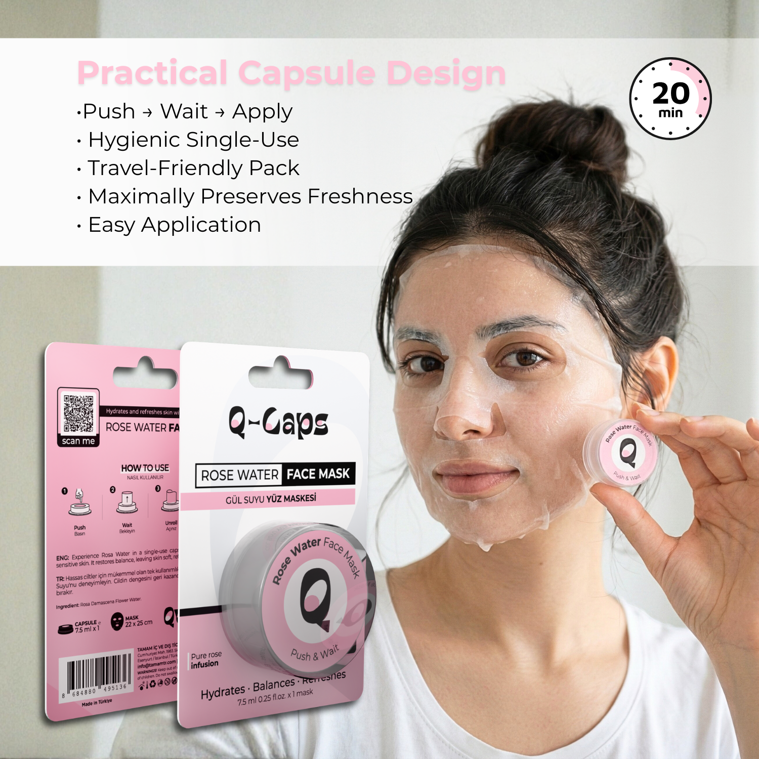 Rose Water Face Mask - Image 5