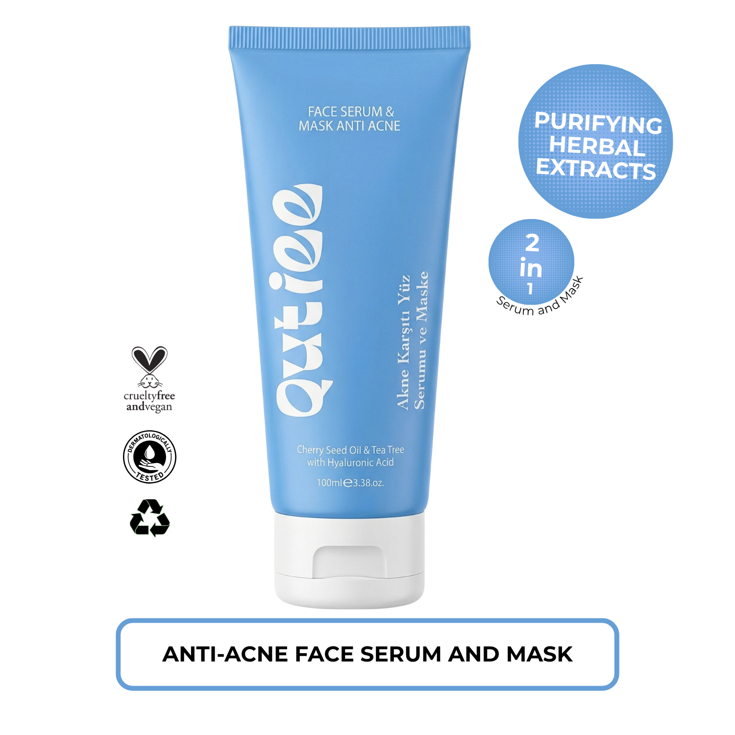 Anti Acne Face Serum & Mask