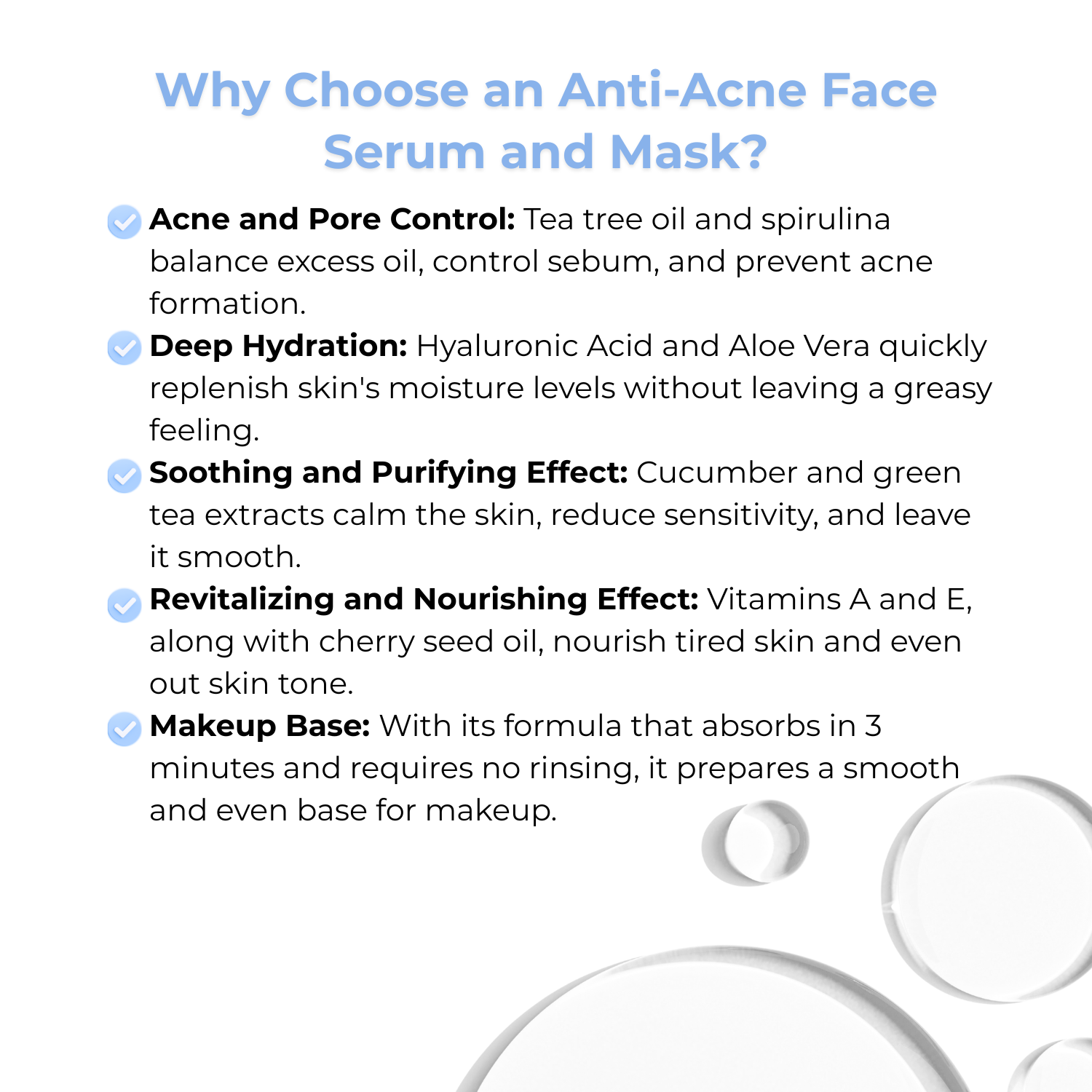 Anti Acne Face Serum & Mask - Image 4